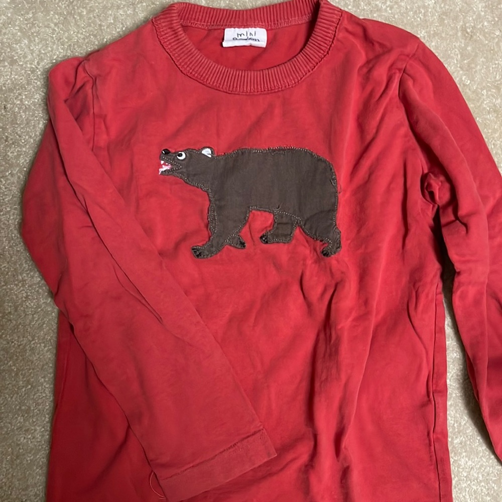 Mini Boden sz 5-6 long sleeve tee